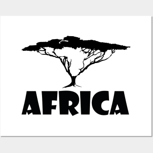 African Continent Tree Posters and Art